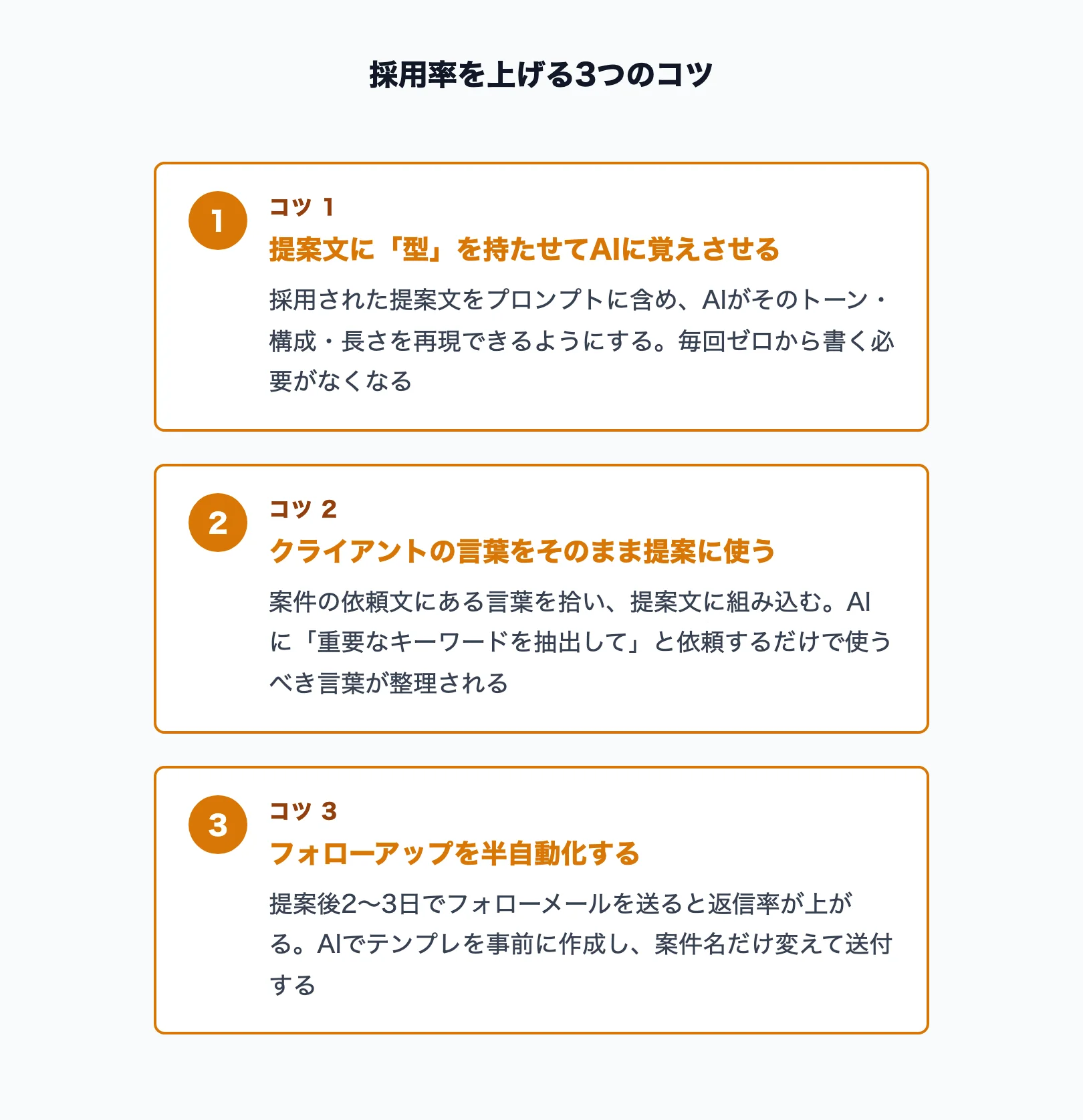 フリーランスがAIで案件を獲得するコツ3つ